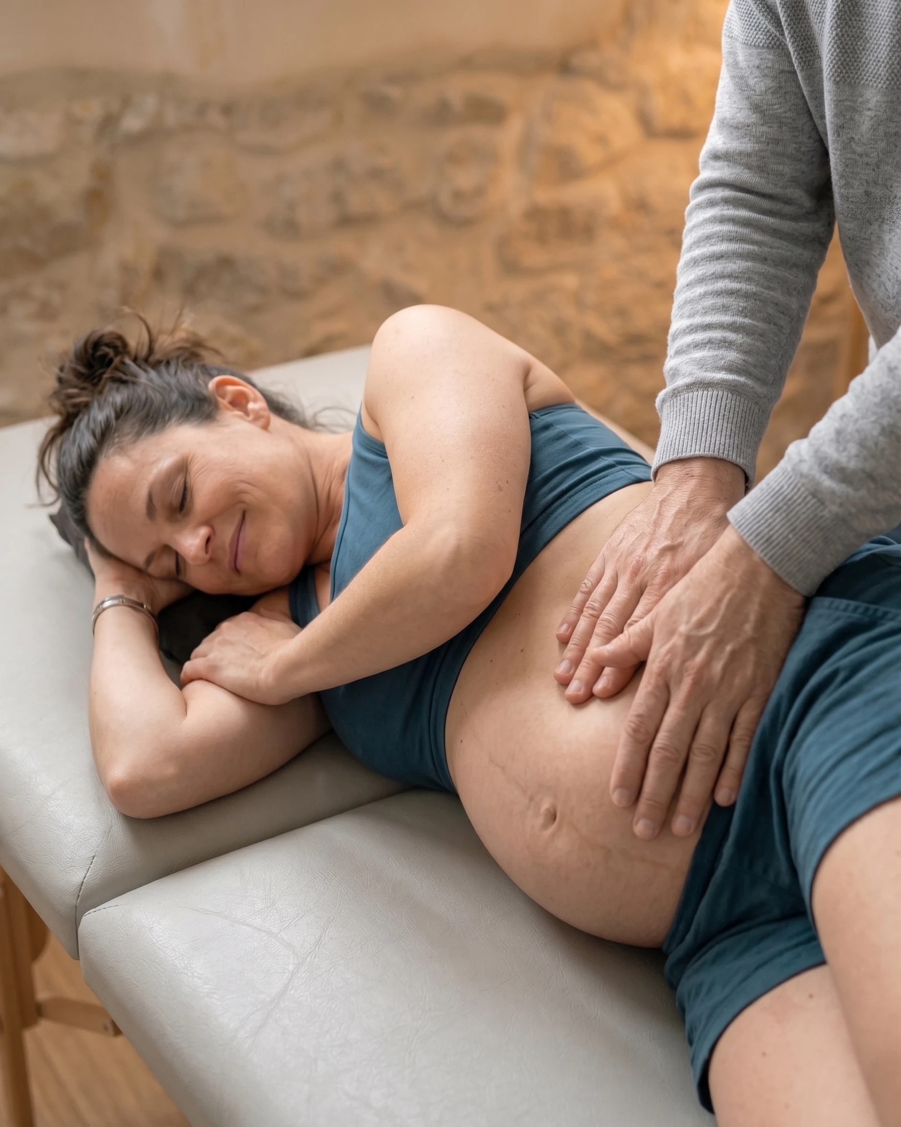 Femme enceinte soin